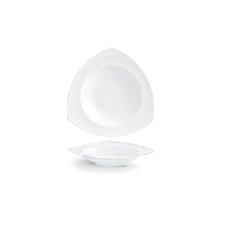 Front of the House DBO029WHP22 Trillium Porcelain Bowl, 20 oz., 6/Case - Default Title