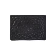 Reserve by Libbey Ignea Porcelain Platter, 3/4" High, Black, 12/Case - 9 1/4"