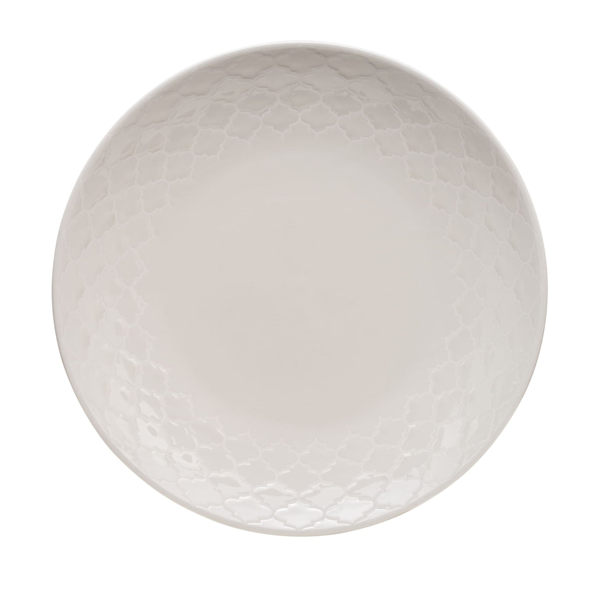 Libbey Samira Porcelain Plate, White - 12 1/8"
