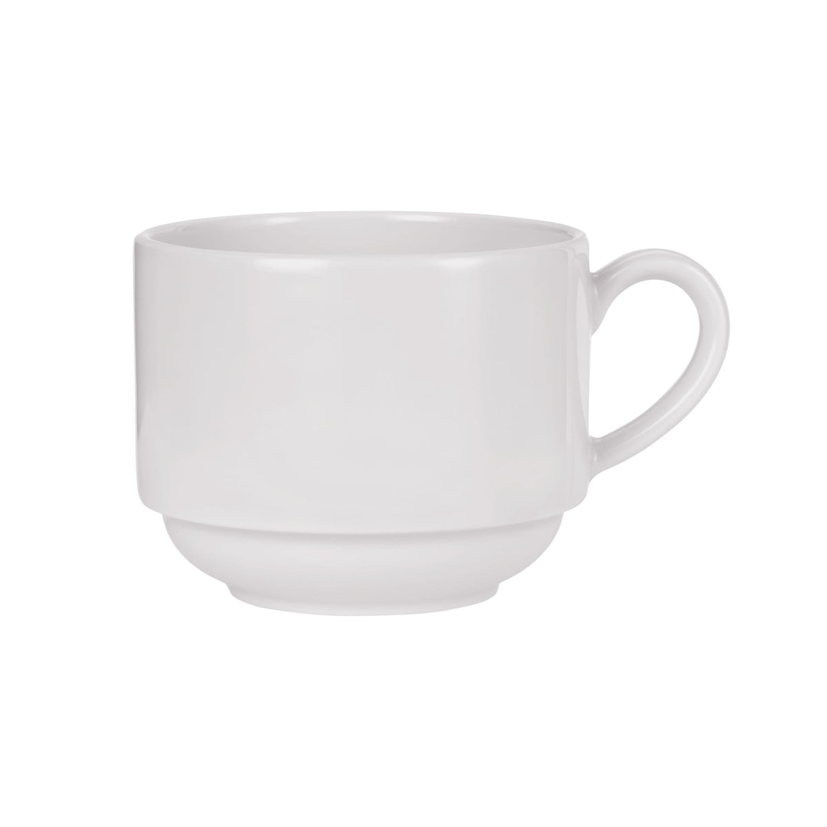 Reserve by Libbey 113603 Parisian Porcelain Cup, 8.5 oz., White, 12/Case - Default Title