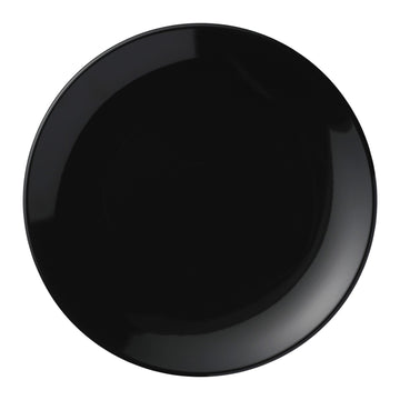Libbey Porcelana Color Porcelain Plate, 11 1/4" Diameter, 12/Case - Black