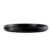 Libbey Porcelana Color Porcelain Plate, 10 1/2" Diameter, 12/Case - Black