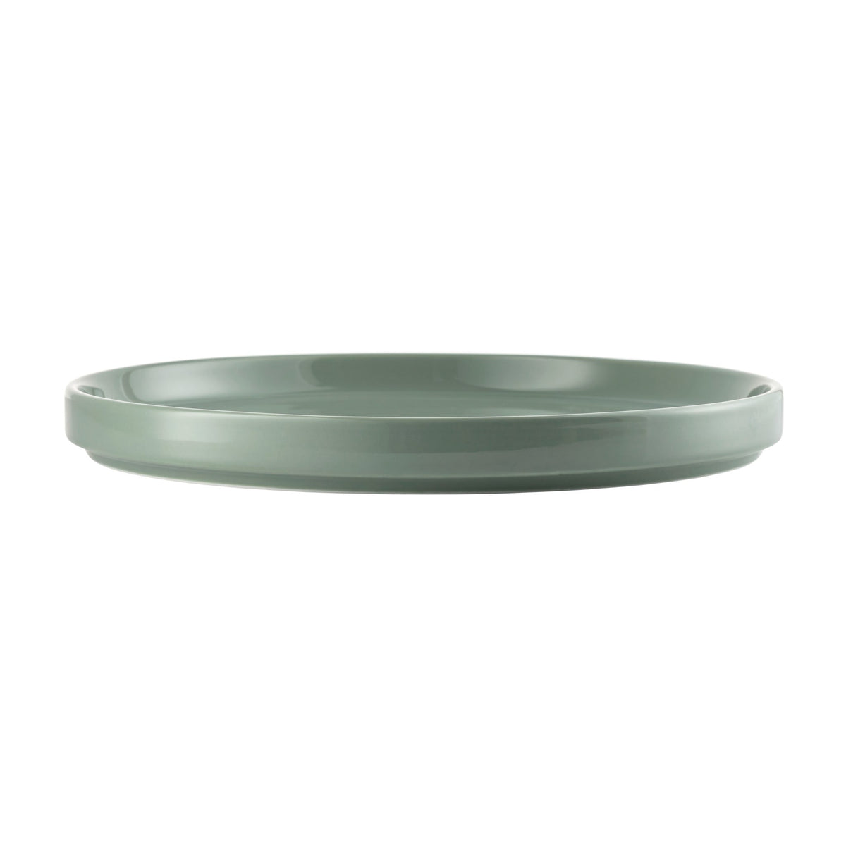 Libbey Porcelana Color Porcelain Plate, 10 1/2" Diameter, 12/Case - Green