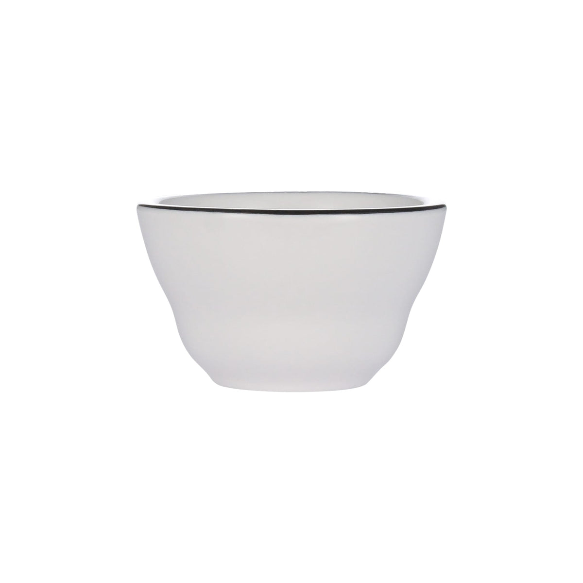 Libbey Porcelana Linea Porcelain Bowl, 7 oz., 36/Case - Black Bright White White