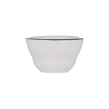 Libbey Porcelana Linea Porcelain Bowl, 7 oz., 36/Case - Black Bright White White