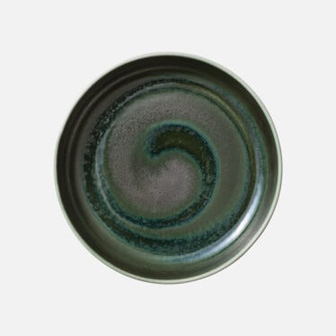 Heart & Soul Perfect Match Porcelain Deep Plate, 8" Diameter, 6/Case - Avocado