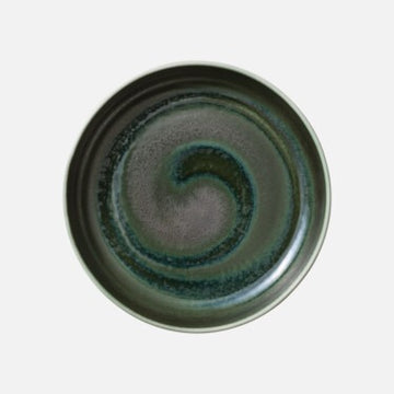 Heart & Soul Perfect Match Porcelain Deep Plate, 8" Diameter, 6/Case - Avocado