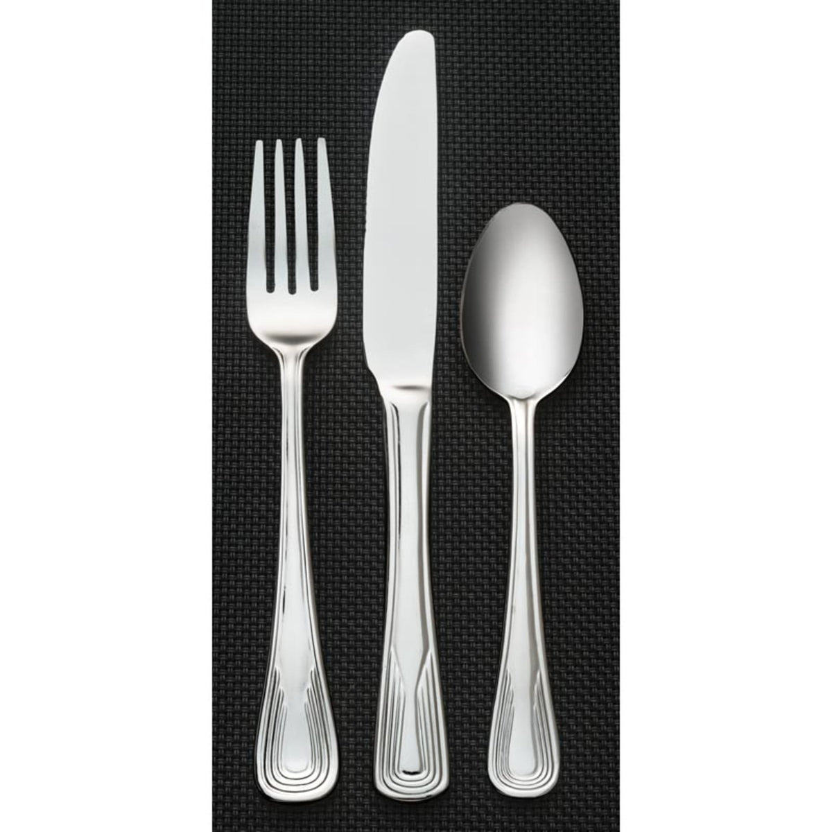 Libbey 129 Reflections Stainless Steel Teaspoon, Silver - 6 1/2" Salad Fork 36/Case