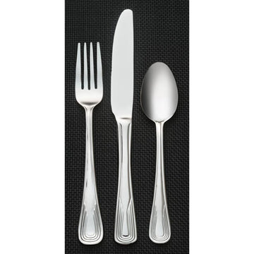 Libbey 129 Reflections Stainless Steel Teaspoon, Silver - 6 1/2" Salad Fork 36/Case
