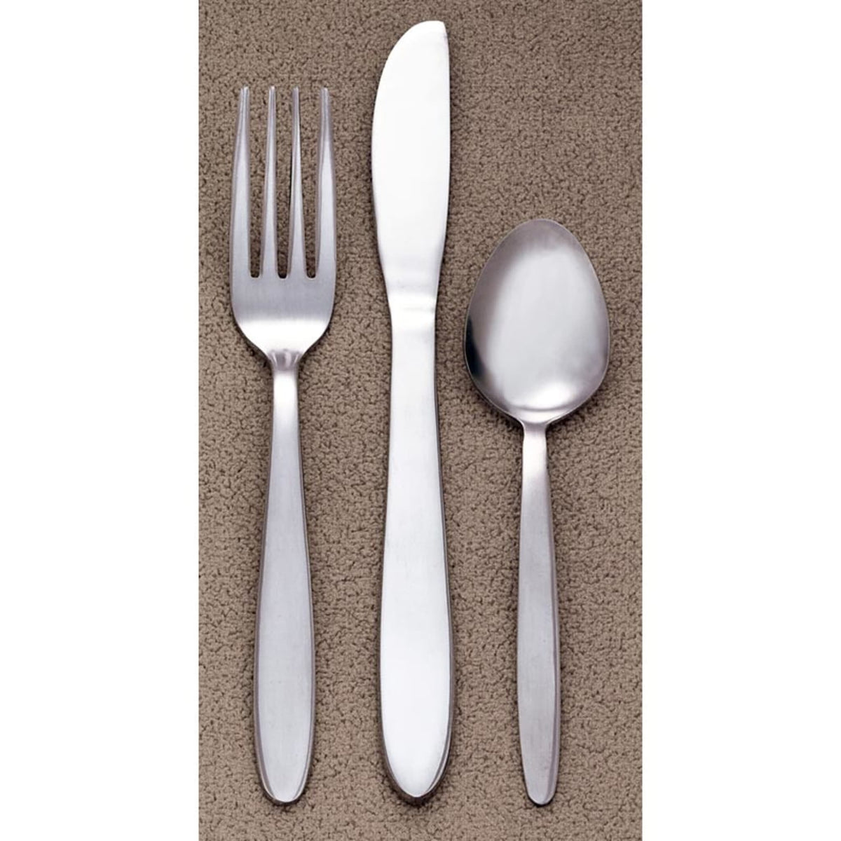 Libbey 135 Brandware Regency Stainless Steel Teaspoon, Silver - 5 1/2" Medium Cocktail Fork 36/Case