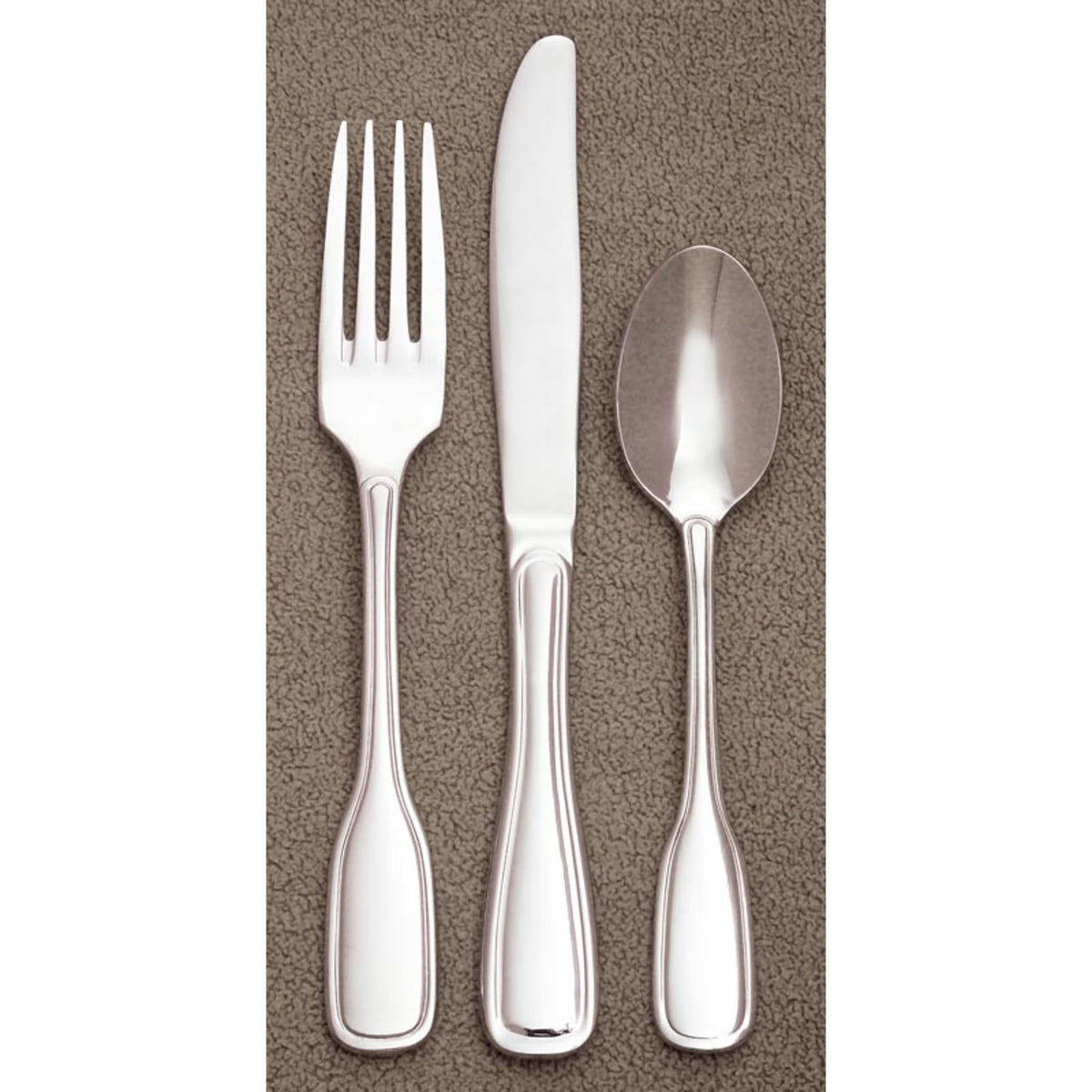 Libbey 145 Brandware Wellington Stainless Steel Teaspoon, Silver - 7 7/8" / Mirrored Polished