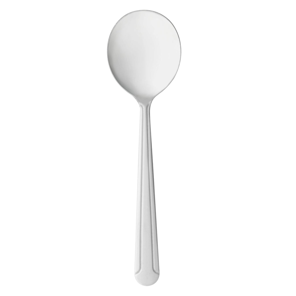 Libbey 147 Brandware Dominion Stainless Steel Teaspoon, Silver - 5 3/4" Bouillon Spoon 36/Case