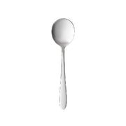 Libbey 804 Novara Stainless Steel Demitasse Spoon, Silver - 6 5/8" Bouillon Spoon 36/Case