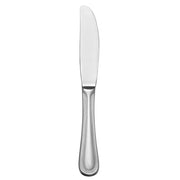 Libbey 407 Calais Stainless Steel Teaspoon, Silver, 12/Case - 7" Solid Handle Bread Butter Knife Plain Blade