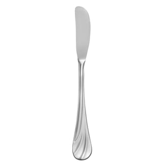 Libbey 491 Serenade Stainless Steel Teaspoon, Silver - 5 3/4" Butter Spreader 12/Case
