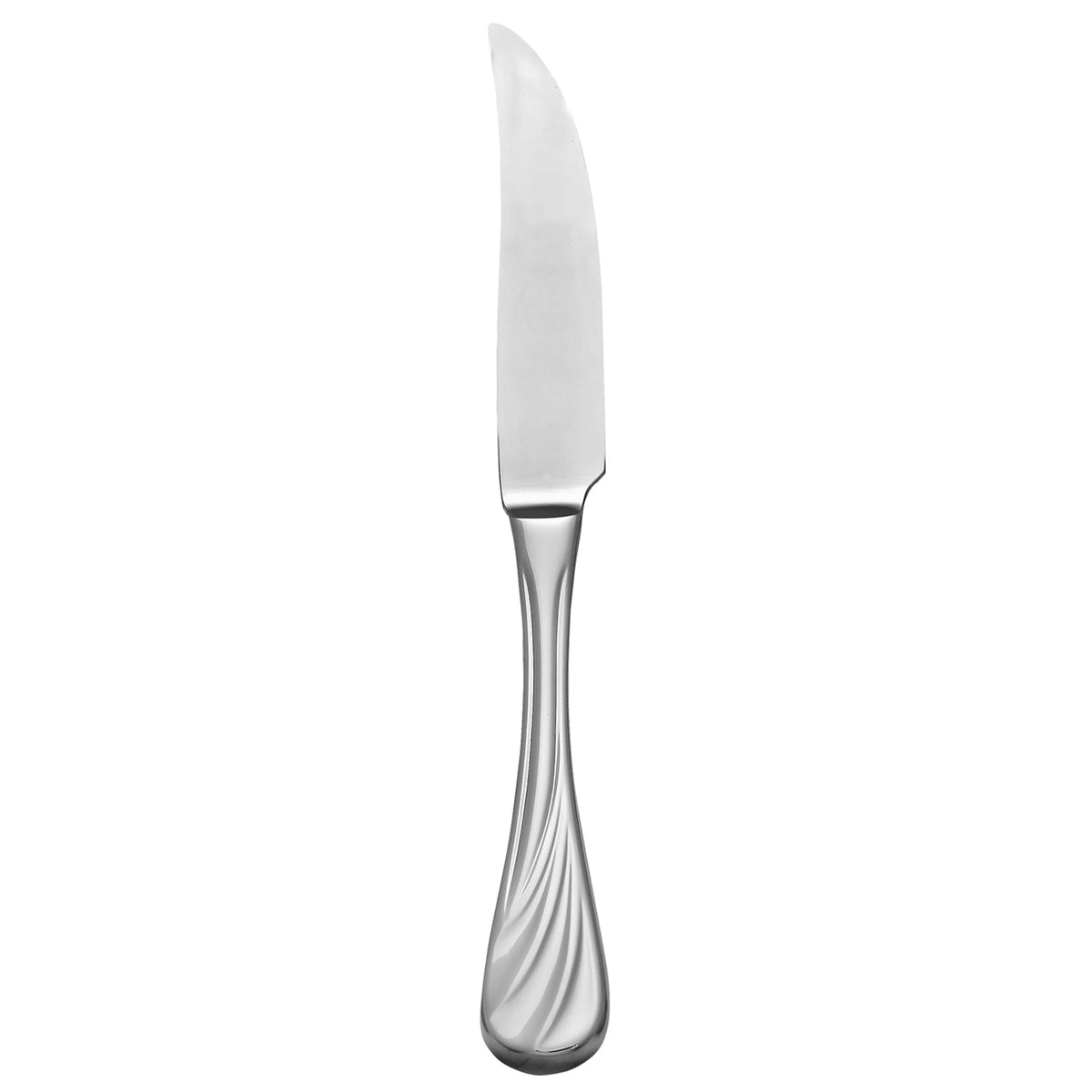 Libbey 491 Serenade Stainless Steel Teaspoon, Silver - 9 1/4" Steak Knife Hollow Handle 12/Case