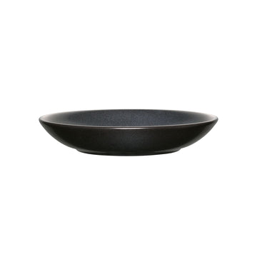 Reserve by Libbey Ignea Porcelain Deep Plate, Black - 8 3/4"
