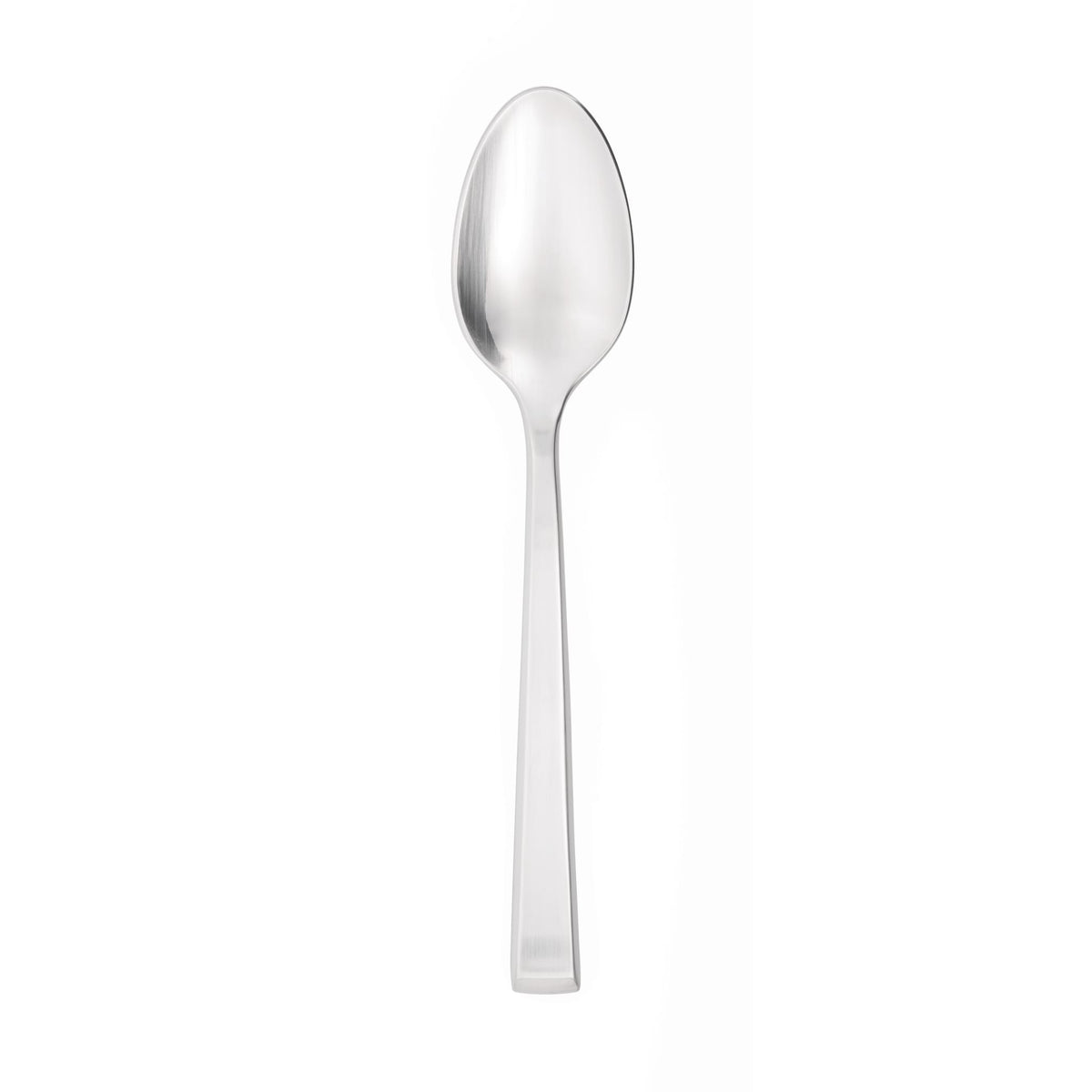 Libbey 649 Santorini Satin II Stainless Steel Teaspoon, Silver - 6 3/8" Teaspoon 12/Case