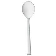 Libbey 649 Santorini Satin II Stainless Steel Teaspoon, Silver - 6 1/8" Bouillon Spoon 12/Case