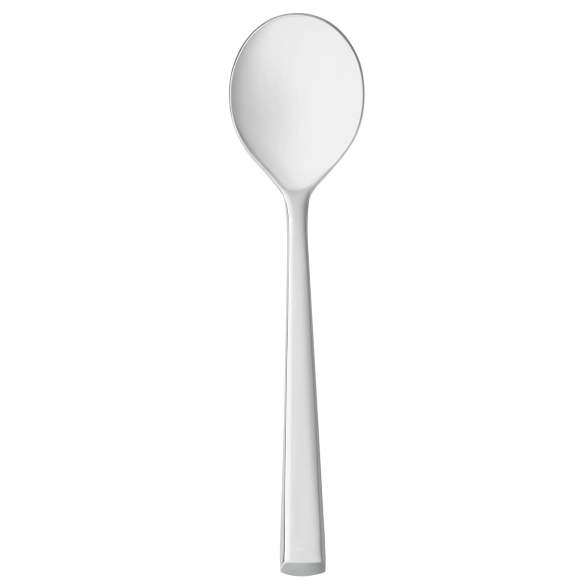 Libbey 649 Santorini Satin II Stainless Steel Teaspoon, Silver - 6 1/8" Bouillon Spoon 12/Case