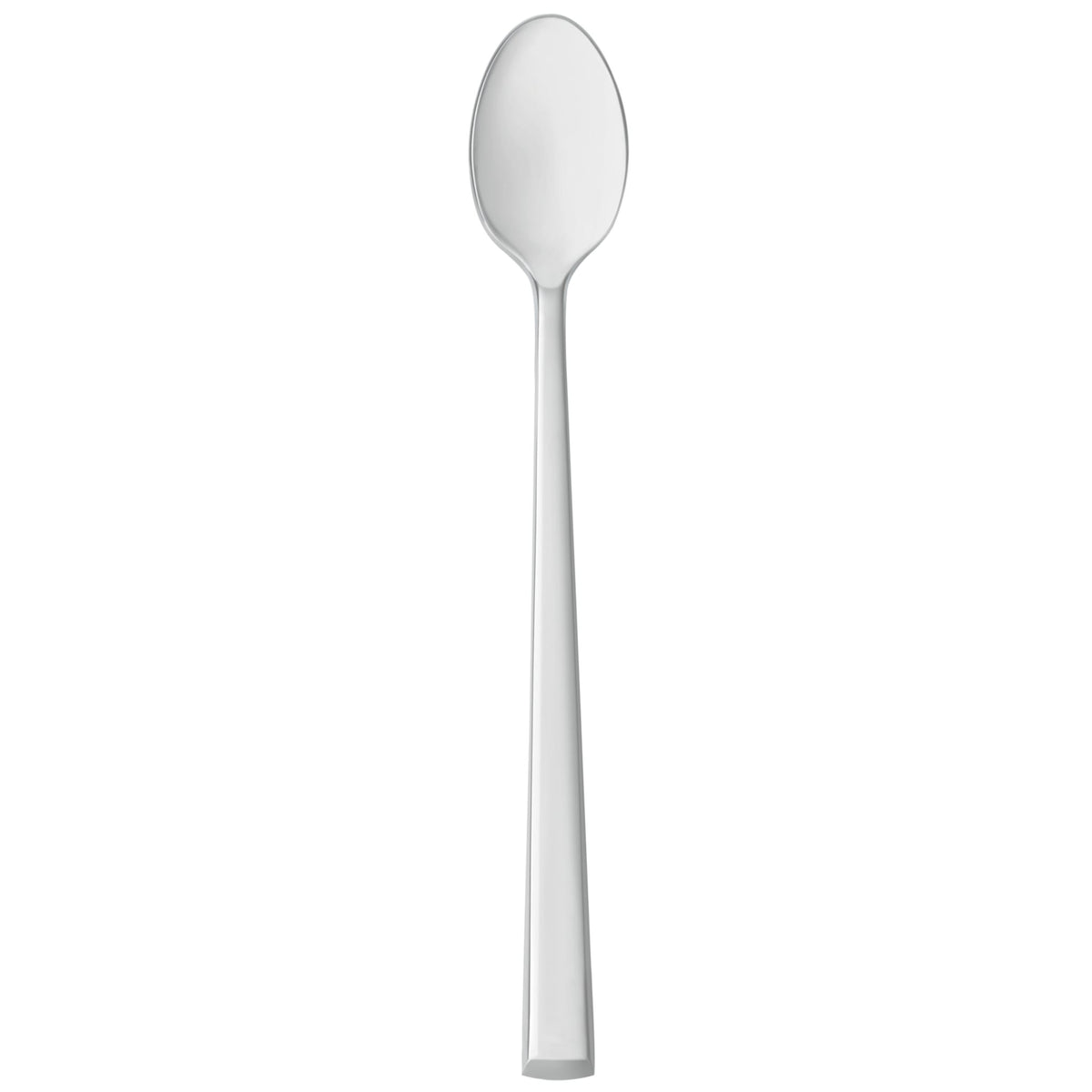 Libbey 649 Santorini Satin II Stainless Steel Teaspoon, Silver - 7 1/2" Iced Tea Spoon 12/Case