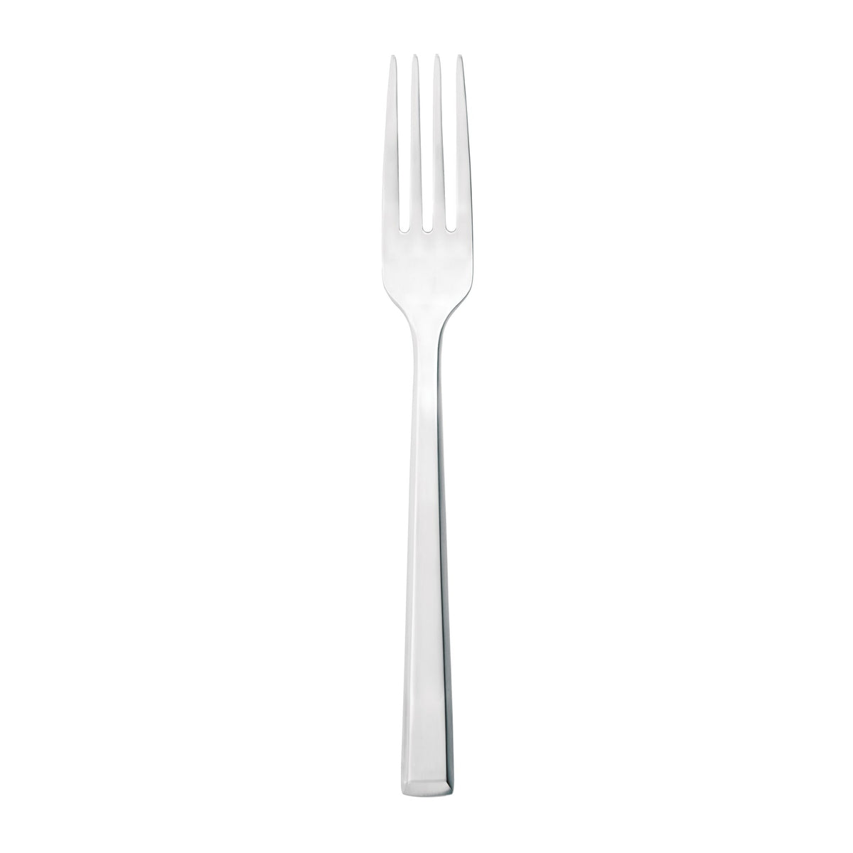 Libbey 649 Santorini Satin II Stainless Steel Teaspoon, Silver - 8 1/8" Dinner Fork 12/Case