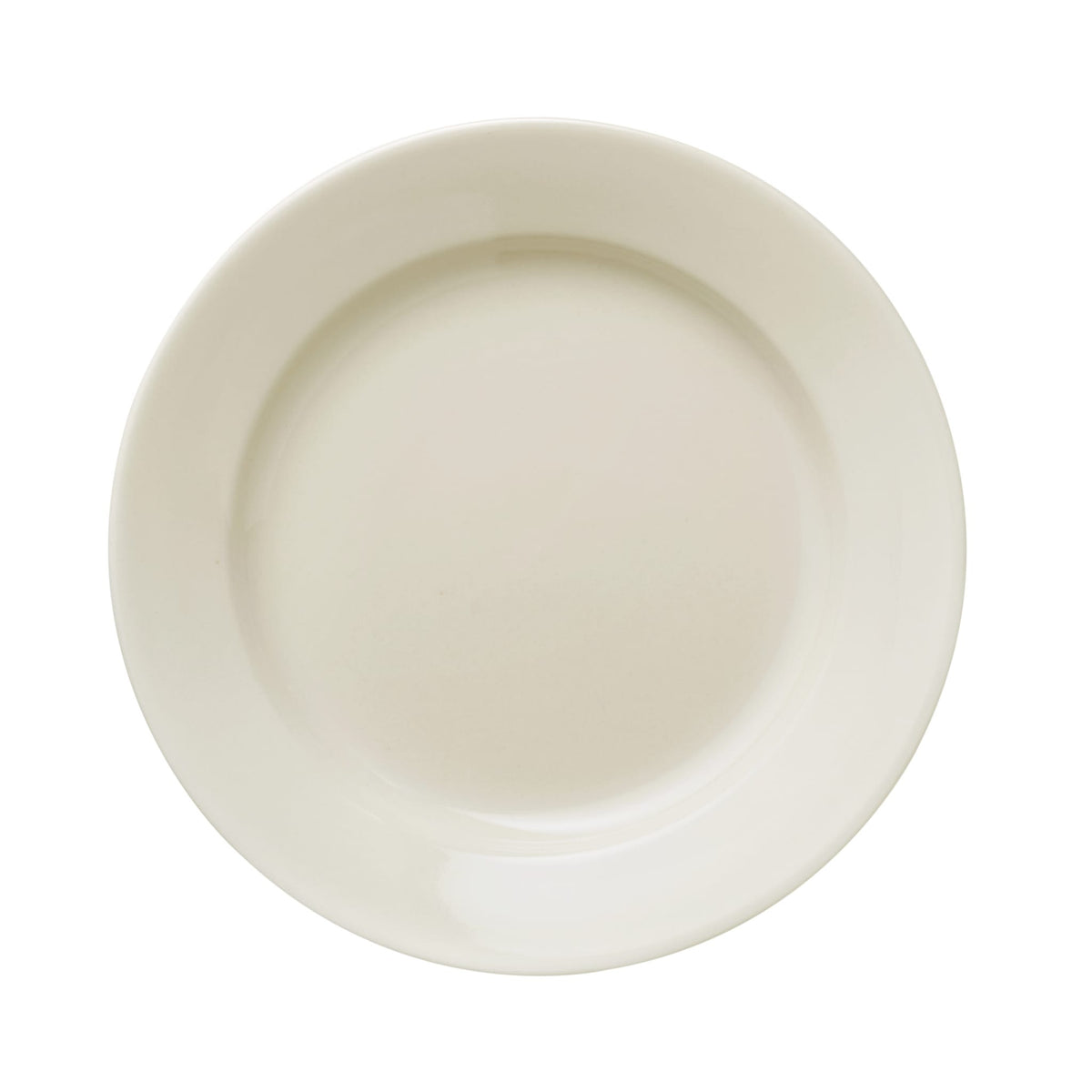 Libbey 740-901 Porcelana Cream Porcelain Plate - 8 3/4"