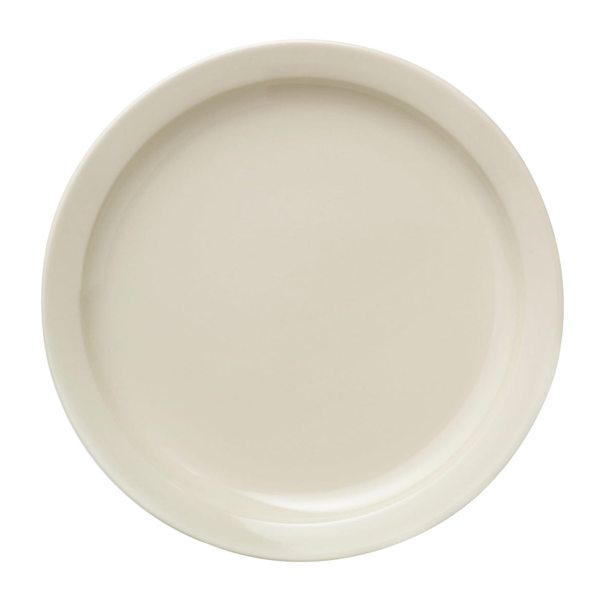 Libbey 740-901 Porcelana Cream Porcelain Plate - 10 1/4"