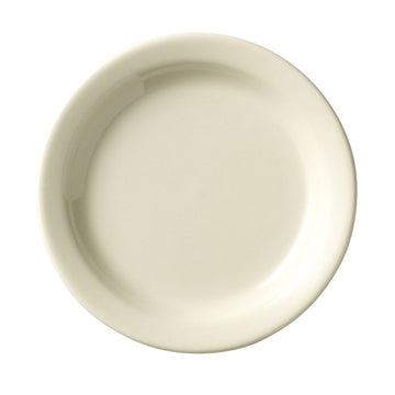 Libbey 740-901 Porcelana Cream Porcelain Plate - 5 1/2"