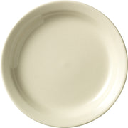 Libbey 740-901 Porcelana Cream Porcelain Plate - 6 1/2"