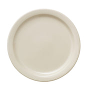 Libbey 740-901 Porcelana Cream Porcelain Plate - 9 1/2"