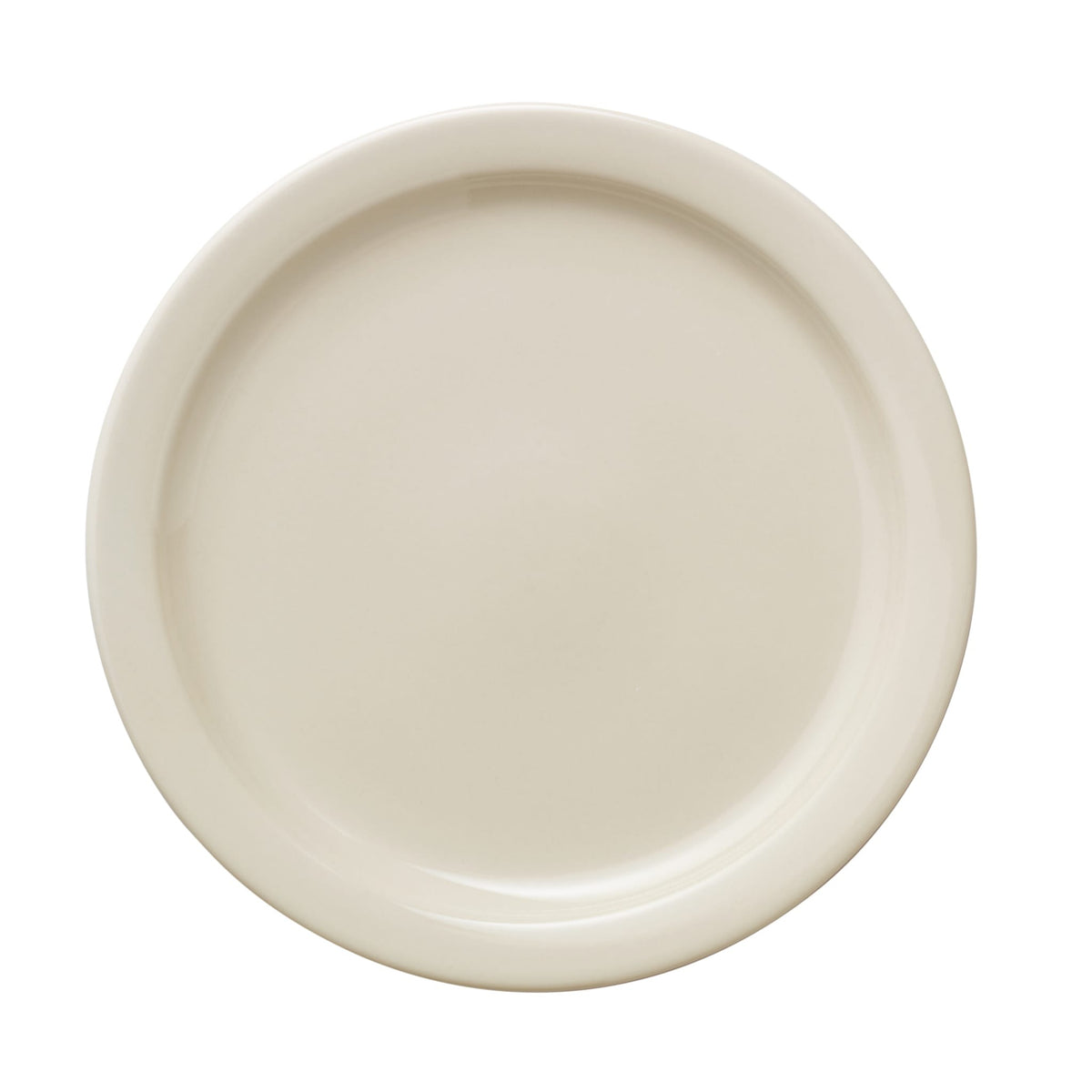 Libbey 740-901 Porcelana Cream Porcelain Plate - 9 1/2"