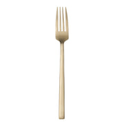 Libbey 763 Elexa Satin OR Stainless Steel Teaspoon, Gold - 8 3/8" Dinner Fork 36/Case
