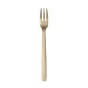 Libbey 763 Elexa Satin OR Stainless Steel Teaspoon, Gold - 5 1/4" Cocktail Fork 36/Case