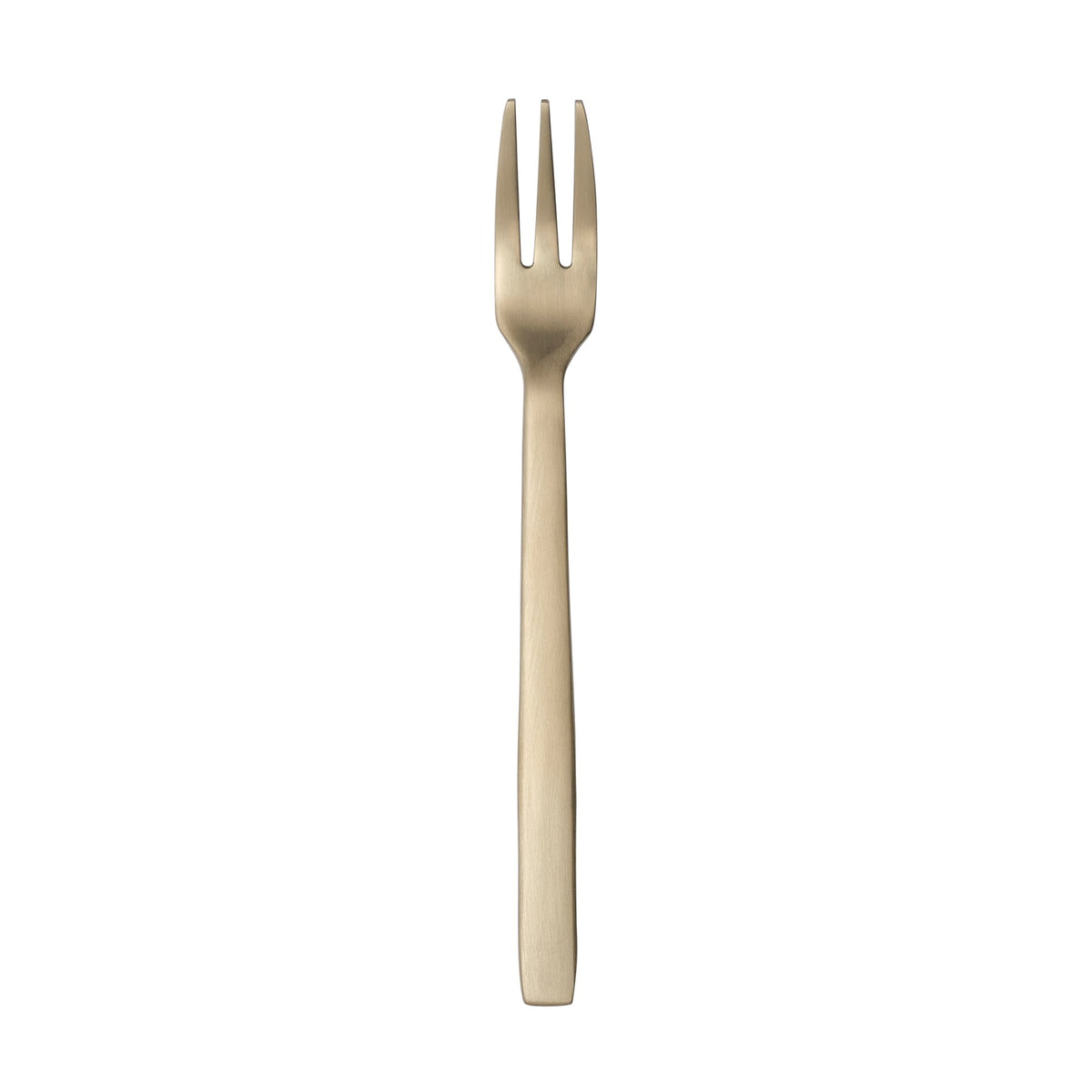 Libbey 763 Elexa Satin OR Stainless Steel Teaspoon, Gold - 5 1/4" Cocktail Fork 36/Case