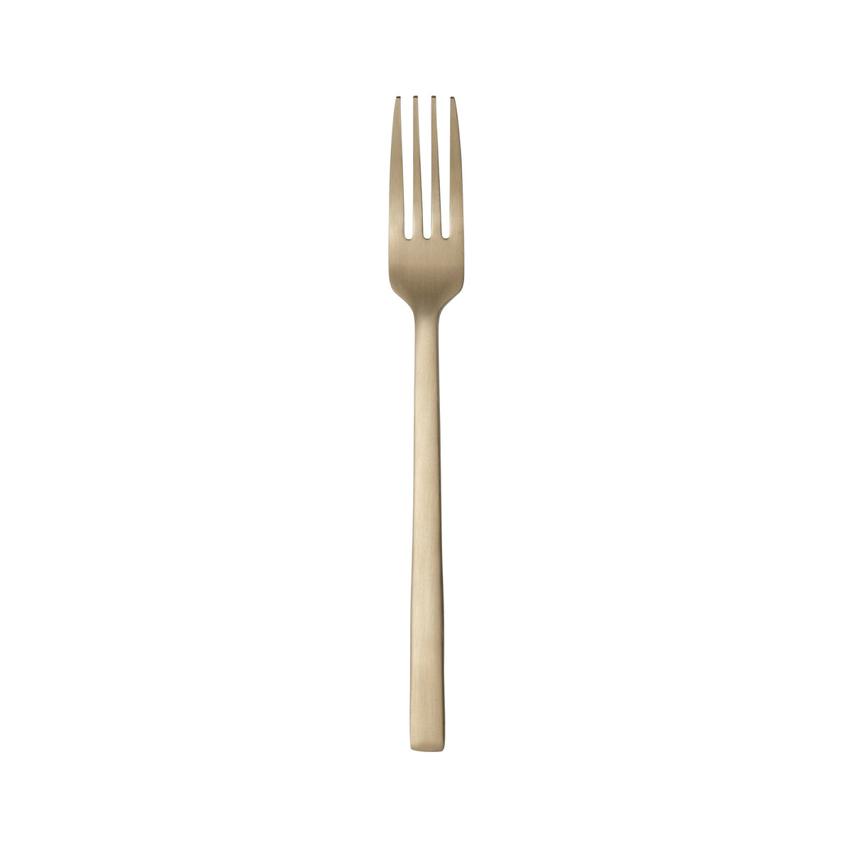 Libbey 763 Elexa Satin OR Stainless Steel Teaspoon, Gold - 7" Salad Fork 36/Case