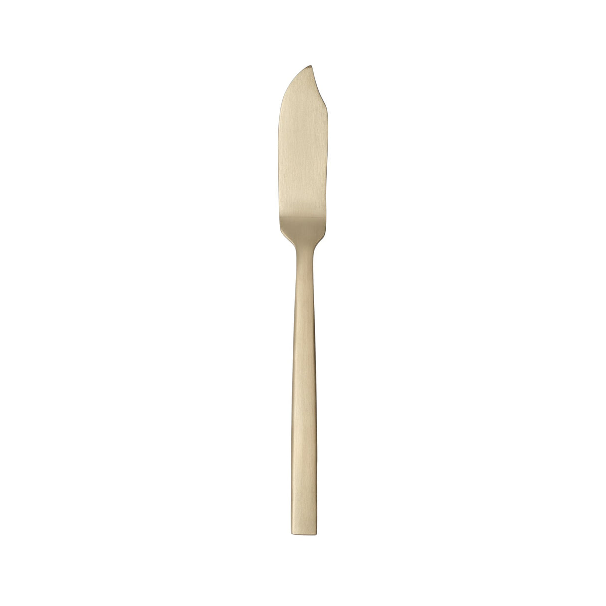 Libbey 763 Elexa Satin OR Stainless Steel Teaspoon, Gold - 5 1/4" Butter Spreader 36/Case