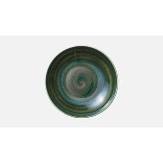 Heart & Soul Perfect Match Porcelain Deep Plate, 9 1/8" Diameter, 6/Case - Avocado
