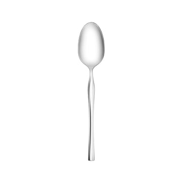 Reserve by Libbey 814 Euro Sleek Stainless Steel Dinner Spoon, Silver, 12/Case - 5 1/2" Demitasse Spoon