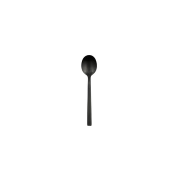Libbey 863 Elexa Satin Noir Stainless Steel Teaspoon, Black - 5 1/8" Demitasse Spoon 36/Case
