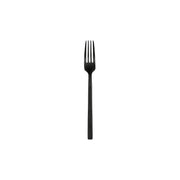 Libbey 863 Elexa Satin Noir Stainless Steel Teaspoon, Black - 7" Dessert Salad Fork 36/Case