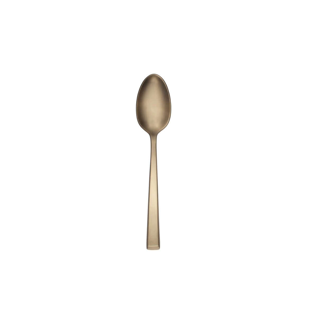 Reserve by Libbey 902 Santorini Stainless Steel Teaspoon, Gold - 6 3/8" Teaspoon 12/Case