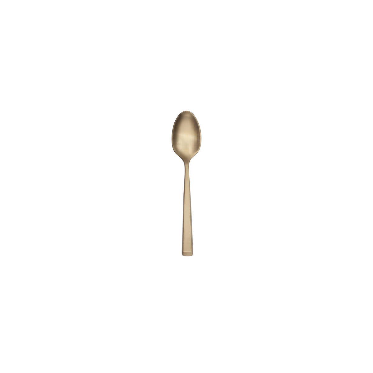 Reserve by Libbey 902 Santorini Stainless Steel Teaspoon, Gold - 4 3/8" Demitasse Spoon 12/Case
