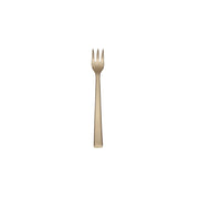 Reserve by Libbey 902 Santorini Stainless Steel Teaspoon, Gold - 5 3/8" Cocktail Fork 12/Case