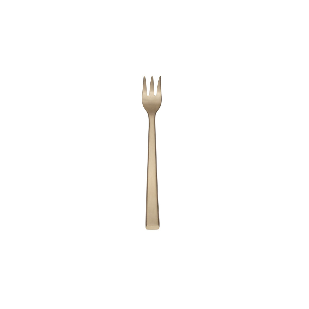 Reserve by Libbey 902 Santorini Stainless Steel Teaspoon, Gold - 5 3/8" Cocktail Fork 12/Case