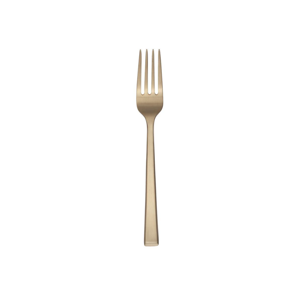 Reserve by Libbey 902 Santorini Stainless Steel Teaspoon, Gold - 7 1/4" Salad Fork 12/Case