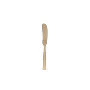 Reserve by Libbey 902 Santorini Stainless Steel Teaspoon, Gold - 5 3/4" Butter Spreader 12/Case