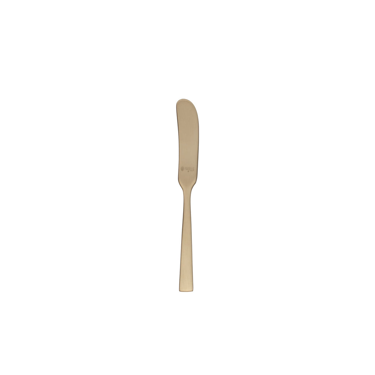 Reserve by Libbey 902 Santorini Stainless Steel Teaspoon, Gold - 5 3/4" Butter Spreader 12/Case