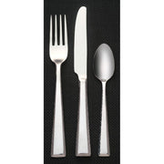 Libbey 926 Conde Stainless Steel Teaspoon, Silver - 4 3/8" Demitasse Spoon 12/Case