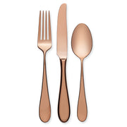 Reserve by Libbey 939 Santa Cruz Stainless Steel Teaspoon, Copper, 12/Case - 3/4" x 6 1/8"